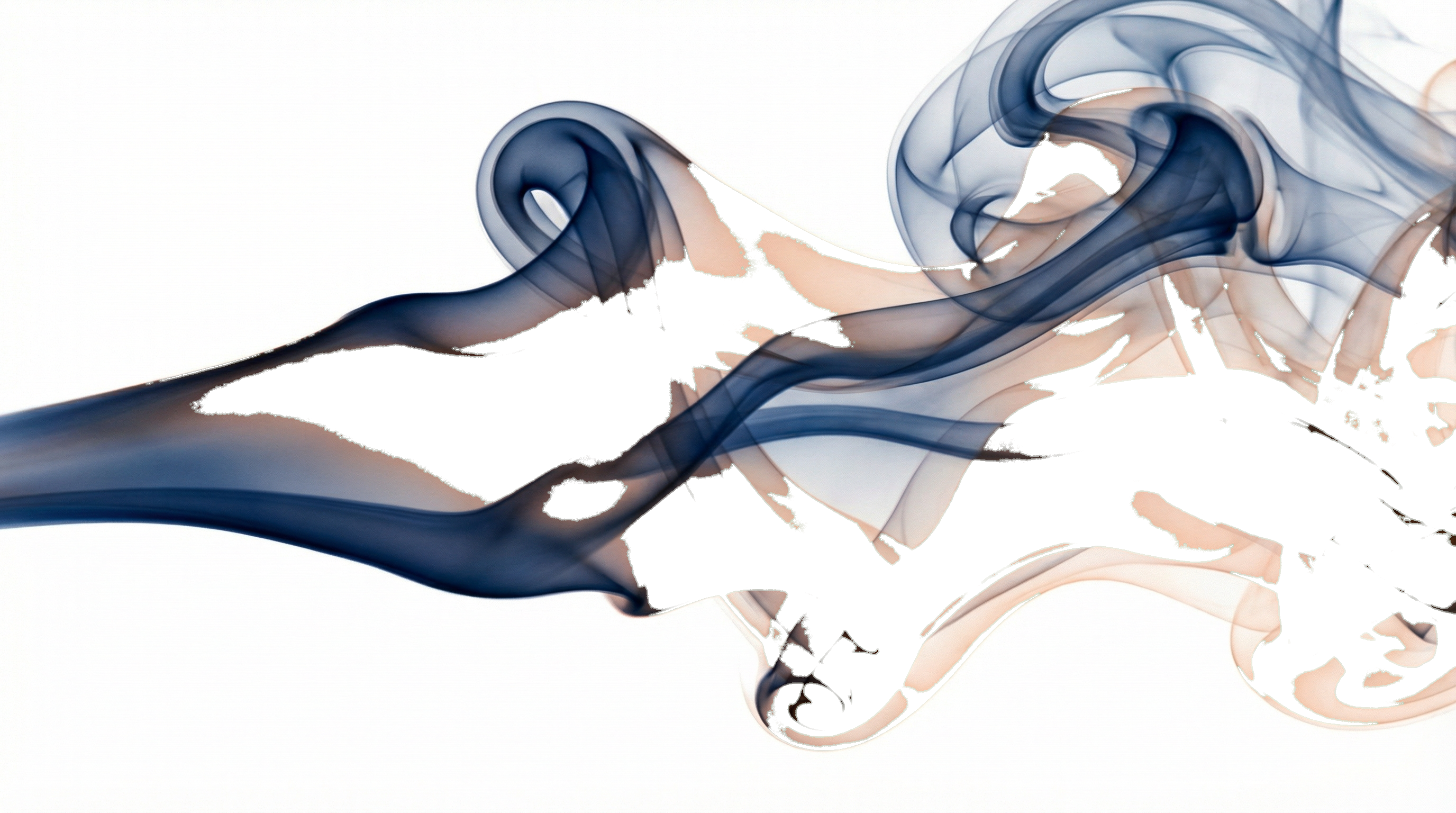 Swirling orange and blue abstract fluid art representing dynamic systems